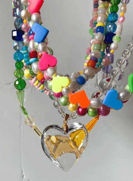 Bubble Heart Necklace