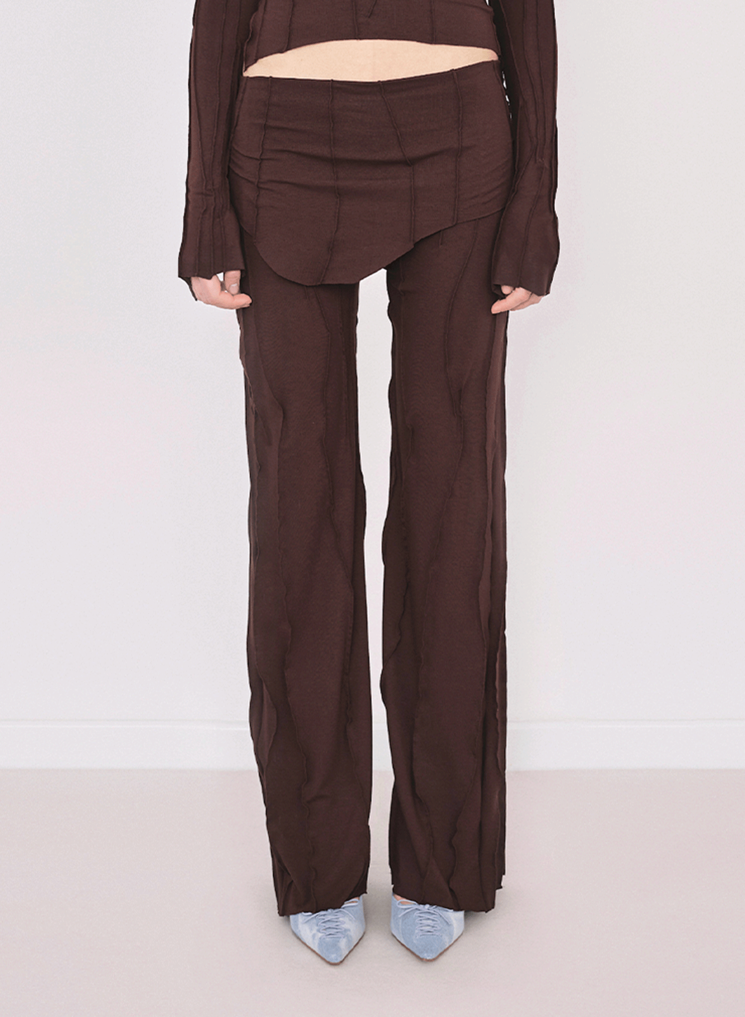 Flowing Flared Trousers - MADE TO ORDER