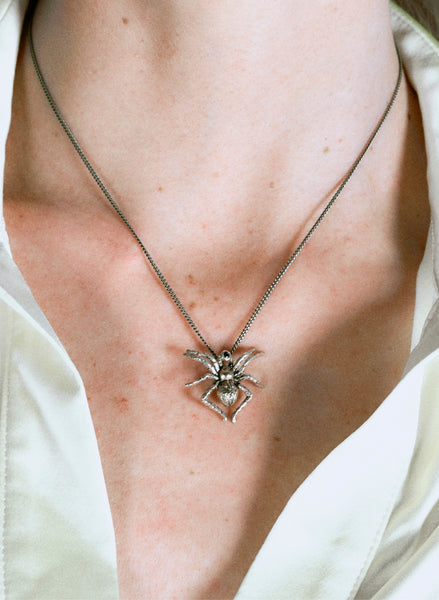 Gilded Spider Necklace